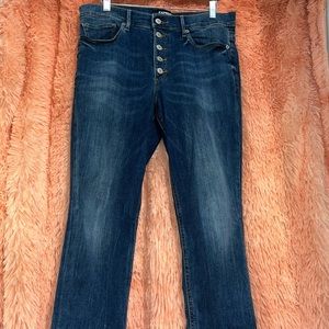 Express Cropped High Rise Skinny Jeans
